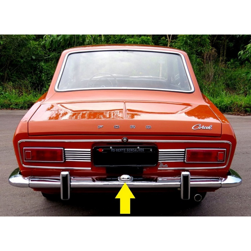 Calço Guarnição Borracha da Luz de Placa Corcel I 1969 e 1970 Novo