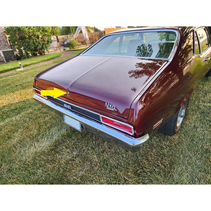 Calço Cilindro Porta Malas Chevrolet Bel Air Impala 1965 a 1971