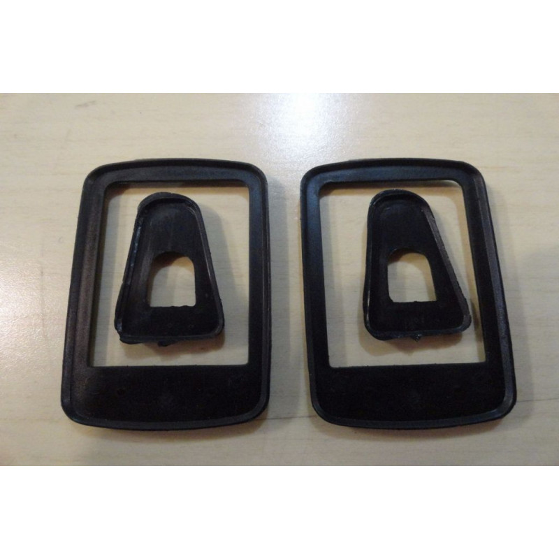 Calço Maçaneta Externa Porta Karmann Ghia Botão de Apertar - Jogo