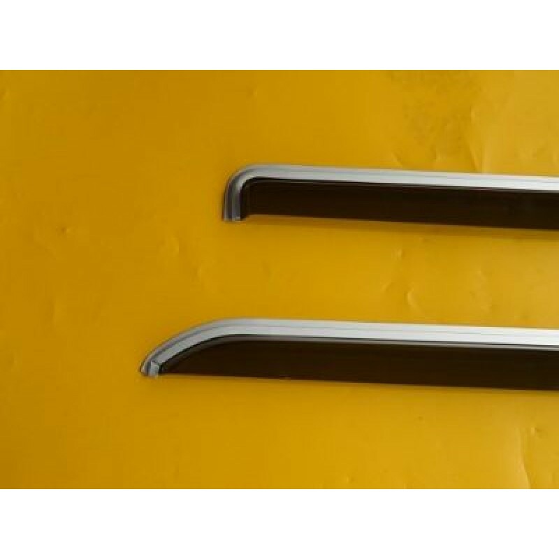 Calha Chuva 59 à 96 Plástico Fumê - Par