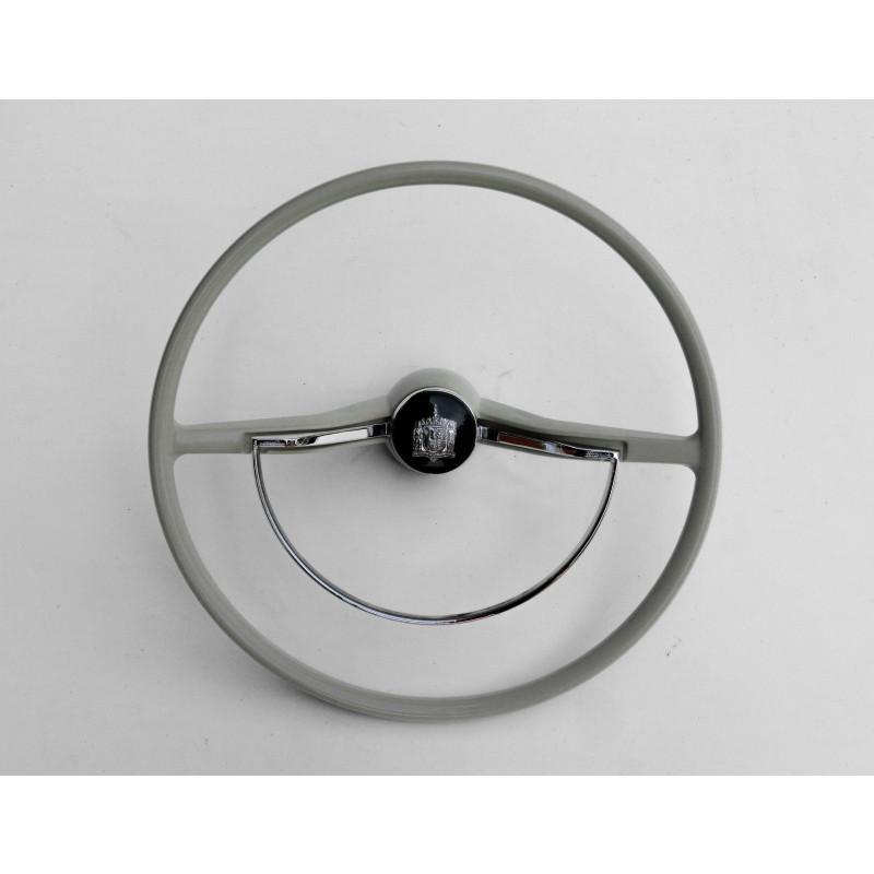 Volante Cálice Fusca até 73 Marfim Completo Novo Estria Grossa Reprodução