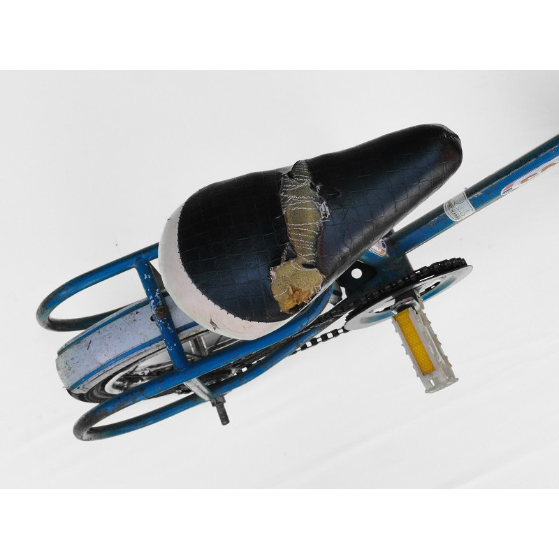 Bicicleta Antiga Caloi Totica Aro 10 Azul Original Usada