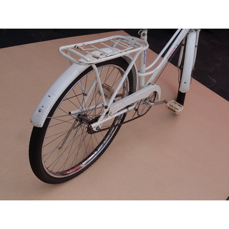 Bicicleta Antiga Feminina Poti Caloi Aro 26 Branca Original Década 80
