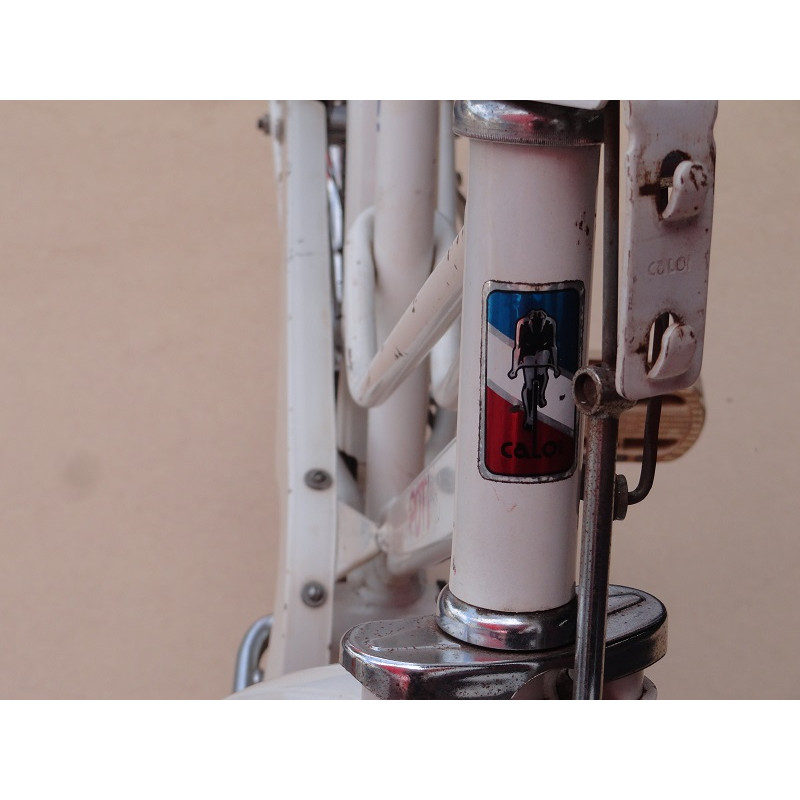 Bicicleta Antiga Feminina Poti Caloi Aro 26 Branca Original Década 80