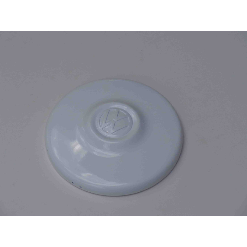 Calota Branca Vw Kombi Fusca Variant Roda 4 Furos Metal - Jogo