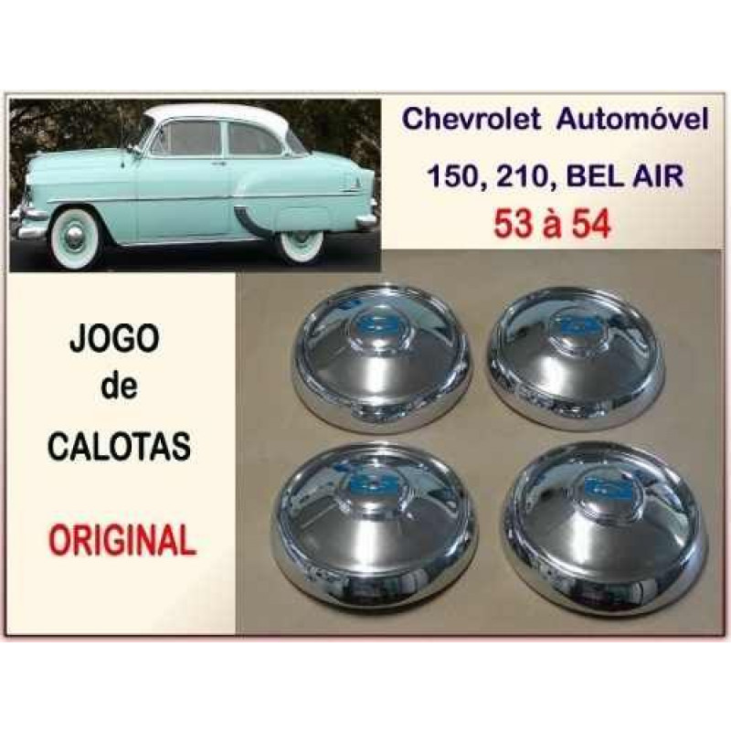 Calota Chevrolet 53 á 54 Original Jogo