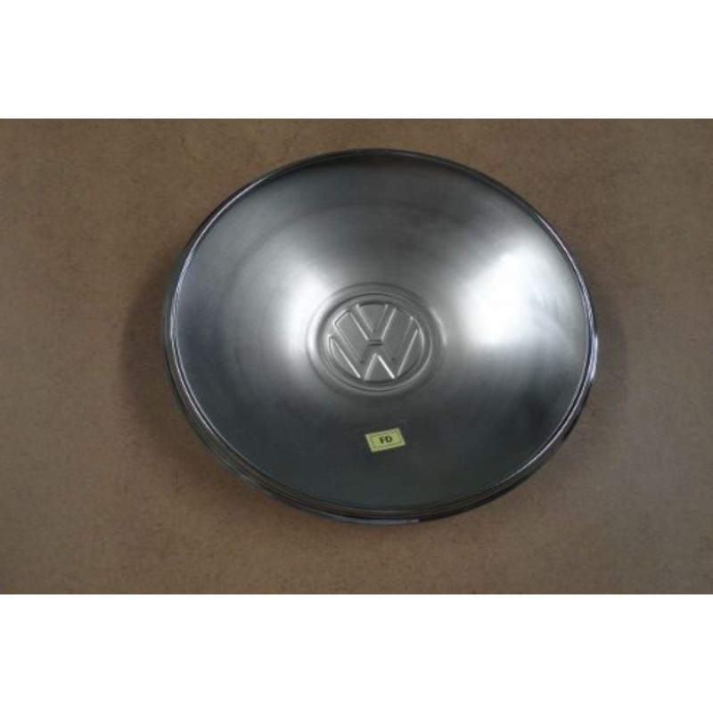 Calota abaulada 5 furos cromada Vw Fusca 1200, 1300 5 Furos - Unitário