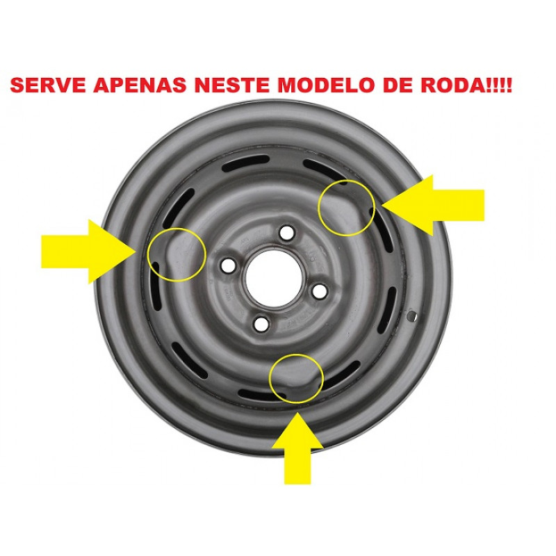 Calota Chevette Tubarão até 1977 Cromada Reprodução - Jogo