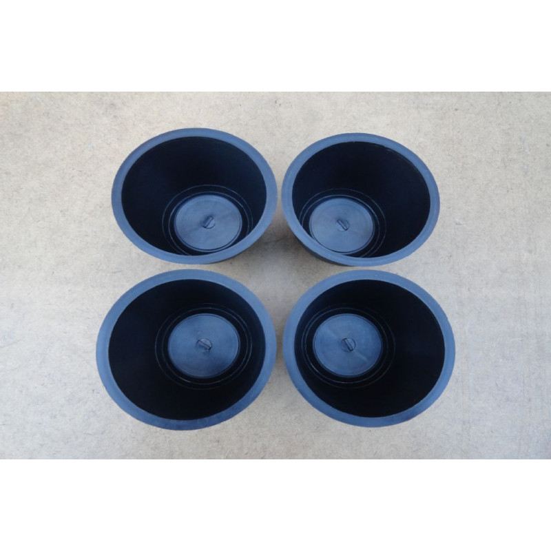 Calota Copinho Fusca Variant Preta p/ Roda 4 Furos - Jogo