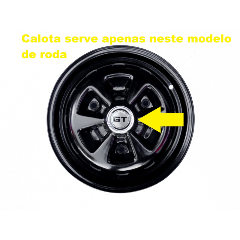 Calota Centro Roda Corcel II GT 1978 em Diante Nova - Jogo