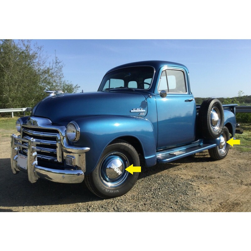 Calota Cromada GMC 1947 a 1954 Nova - Jogo