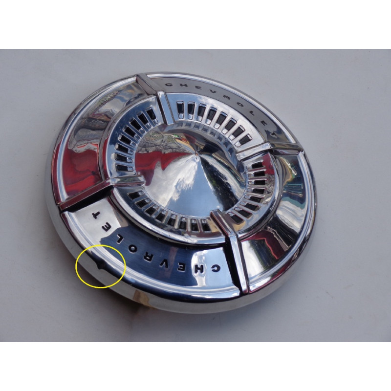 Calota Dogdish Bel Air Impala 1961 1962 Original Usada - Jogo