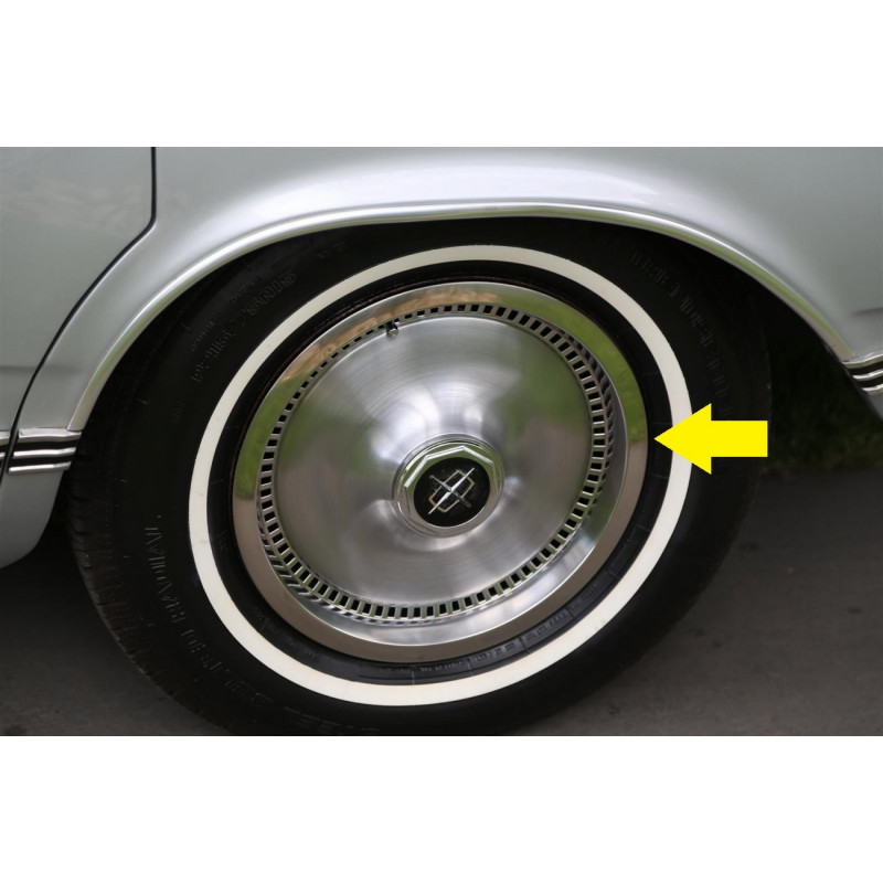 Calota Ford Landau Galaxie Ltd 1976 em Diante Alumínio - Jogo