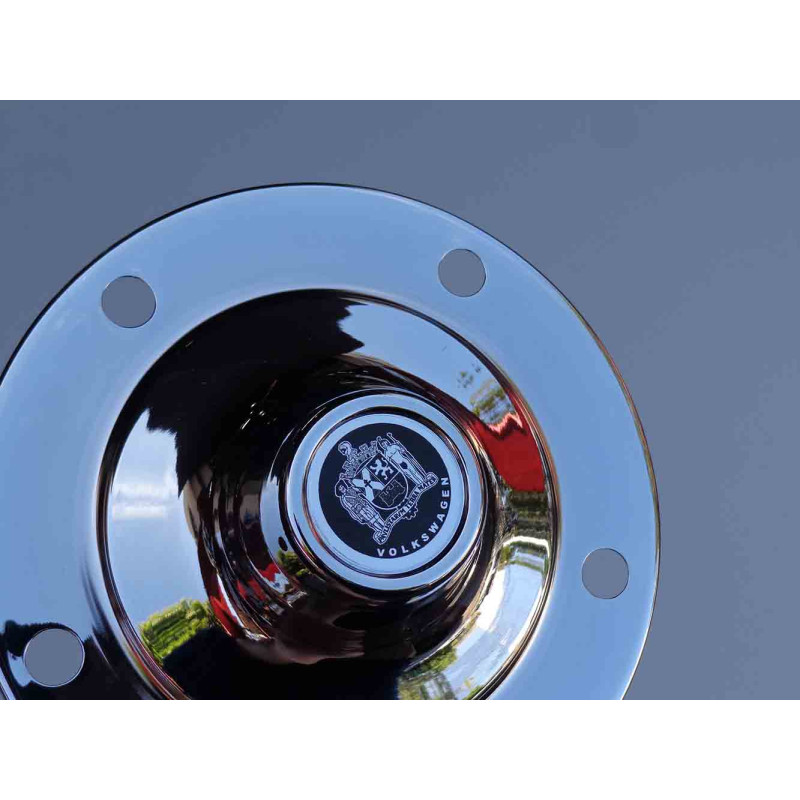 Calota Viagem 5 Furos Fusca 1200 1300 1500 1600 Cromada - Jogo