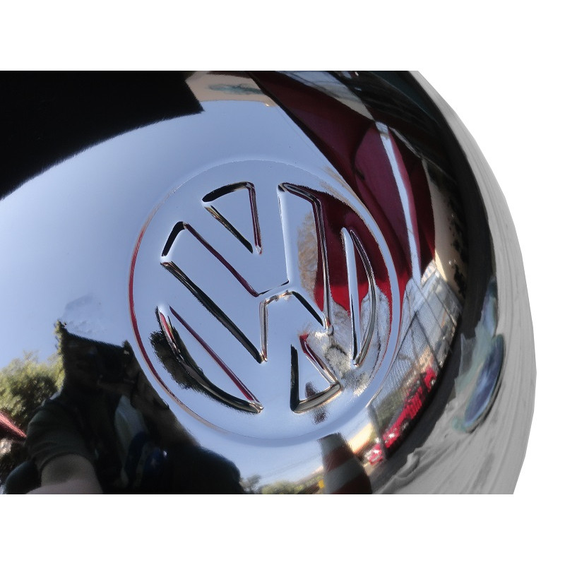 Calota abaulada 5 Furos Cromada Fusca Kombi Karmann Ghia - Unitária