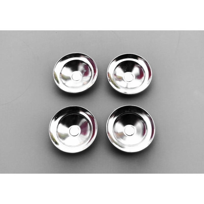 Calota DKW Belcar Vemaguet Fissore Cromada Nova Emblema Metal Jogo 