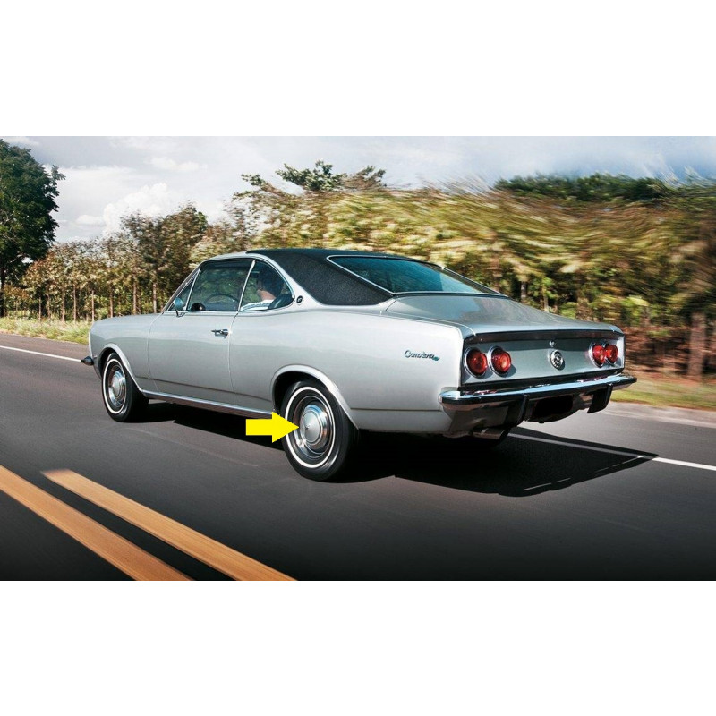 Calota Opala Caravan 75 a 78 Chapéu Sem Logo Gravatinha Unitaria