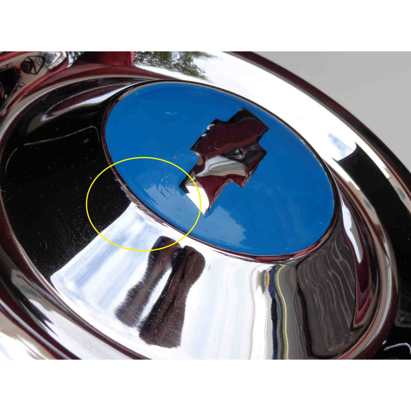 Calota Roda Chevrolet Marta Rocha 1955 1956 Cromada Unitário c/ Detalhe