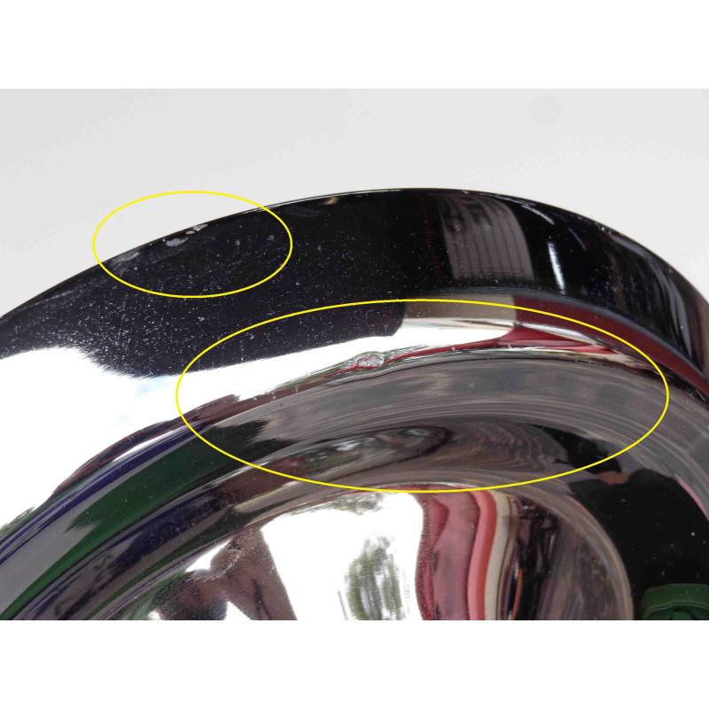 Calota Roda Chevrolet Marta Rocha 1955 1956 Cromada Unitário c/ Detalhes