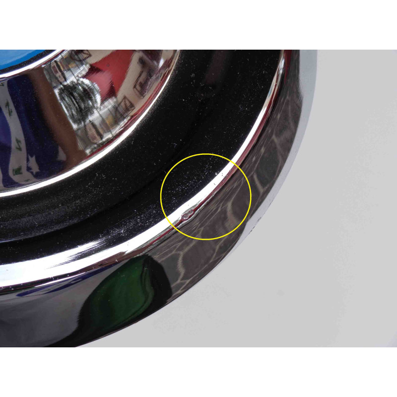 Calota Roda Chevrolet Marta Rocha 1955 1956 Cromada Unitário c/ Detalhes