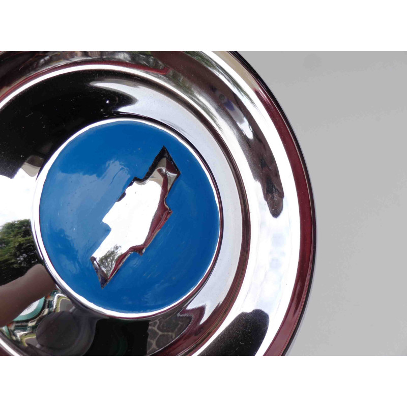Calota Roda Chevrolet Marta Rocha 1955 1956 Cromada Unitário c/ Detalhes