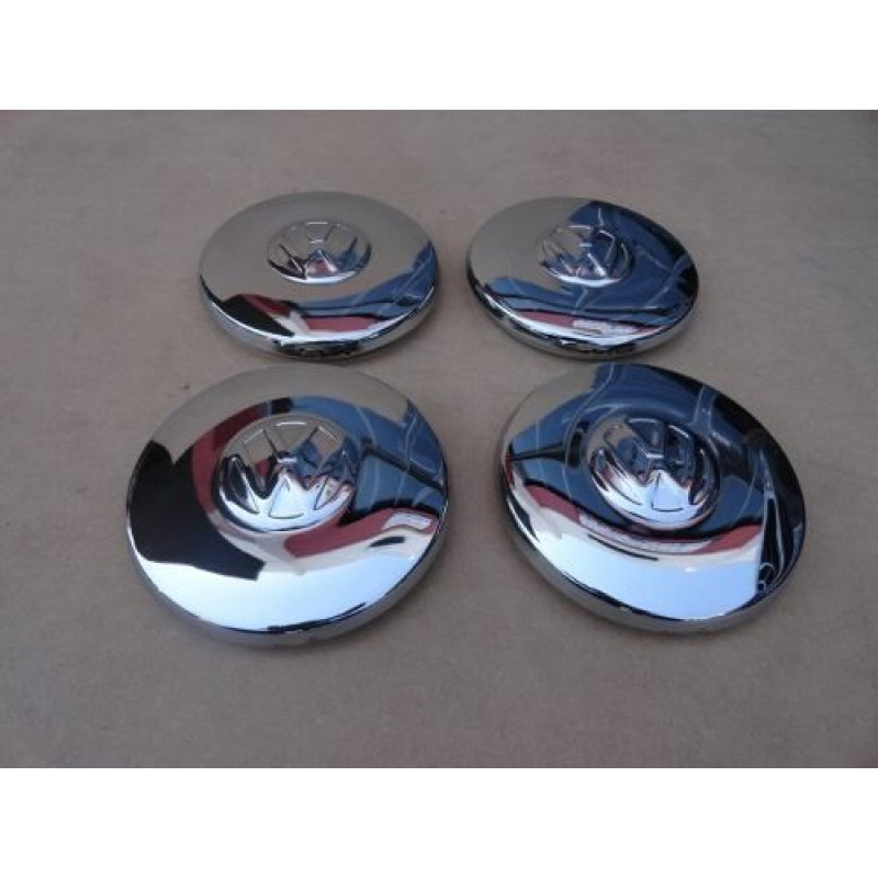 Calota Roda Ferro Com Calombo Gol CL Marmitinha Cromada Nova - Jogo