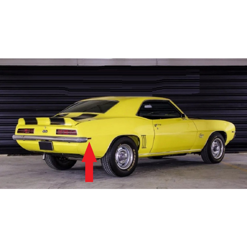 Luz Lateral Olho Gato Traseira Camaro 1969 Original Usada