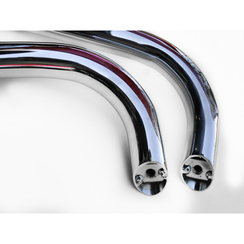 Puleiro Cano Tubo Parachoque Traseiro Fusca Até 1970 Cromado Par