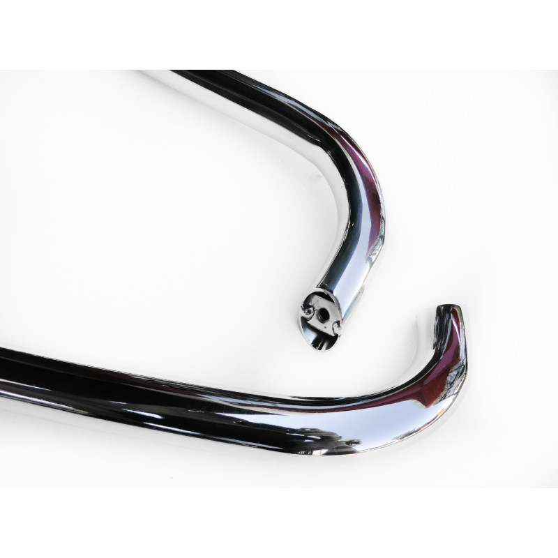 Puleiro Cano Tubo Parachoque Traseiro Fusca Até 1970 Cromado Par