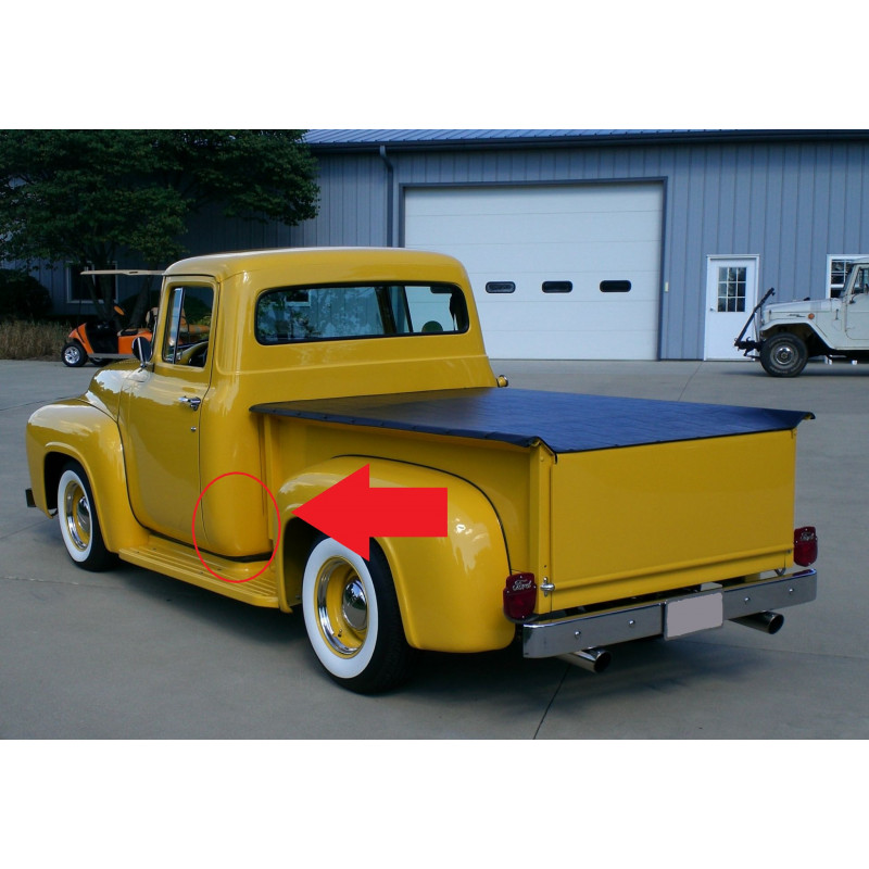 Canto Inferior Esquerdo da Cabine F-100 53 à 61 Reprodução Novo