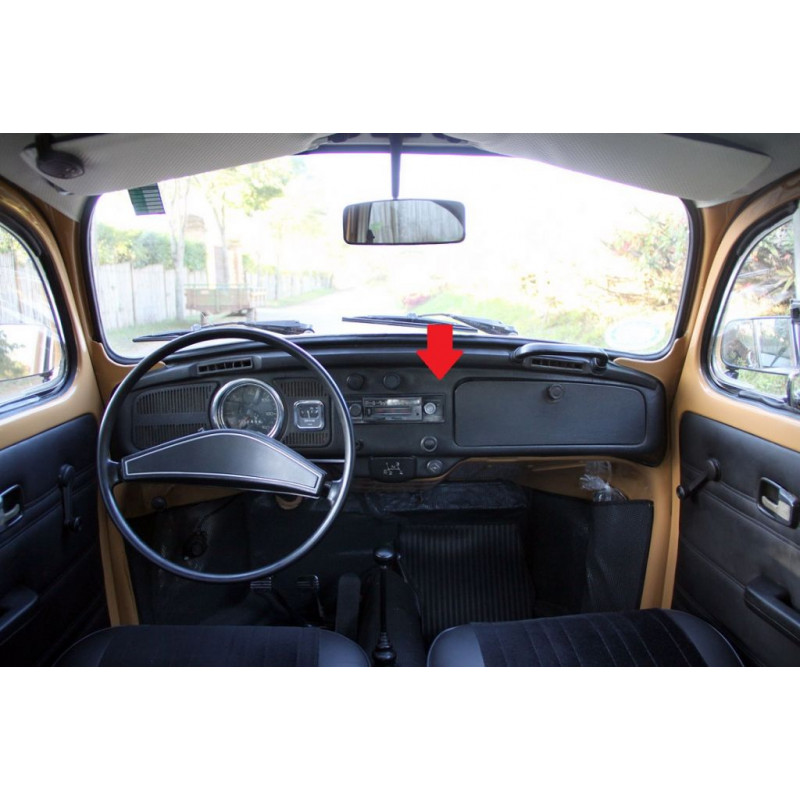 Capa do Painel Fusca 1975 à 1981 Preta Nova