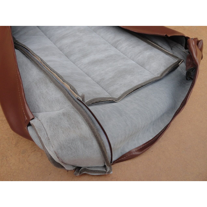 Capa Banco Corcel I LDO 75 à 77 Marrom Modelo Original - Jogo