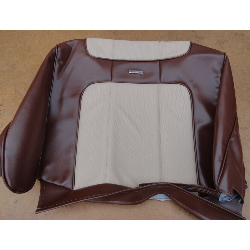 Capa Banco Corcel I LDO 75 à 77 Marrom Modelo Original - Jogo