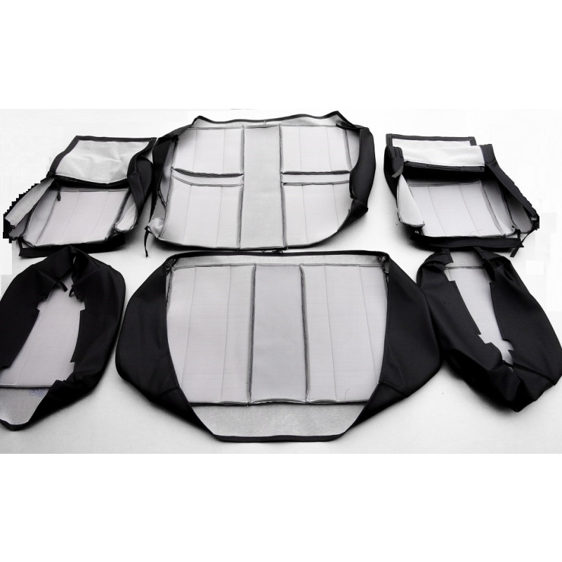 Capa Forração Banco Corcel I até 73 à 77 Preto Modelo Original Jogo 