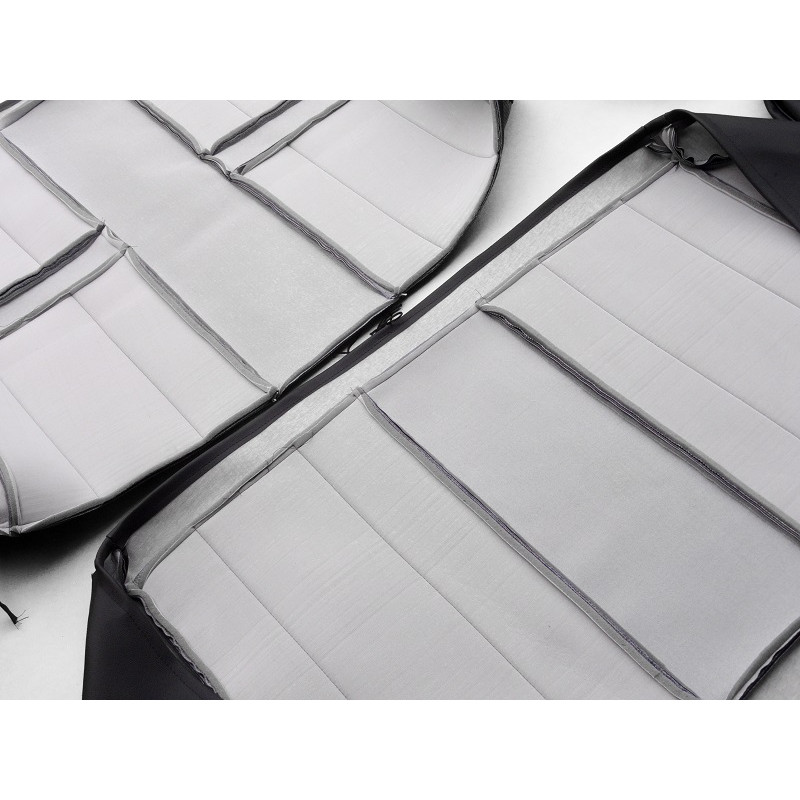 Capa Forração Banco Corcel I até 73 à 77 Preto Modelo Original Jogo 