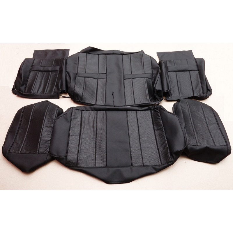 Capa Forração Banco Corcel I até 73 à 77 Preto Modelo Original Jogo 