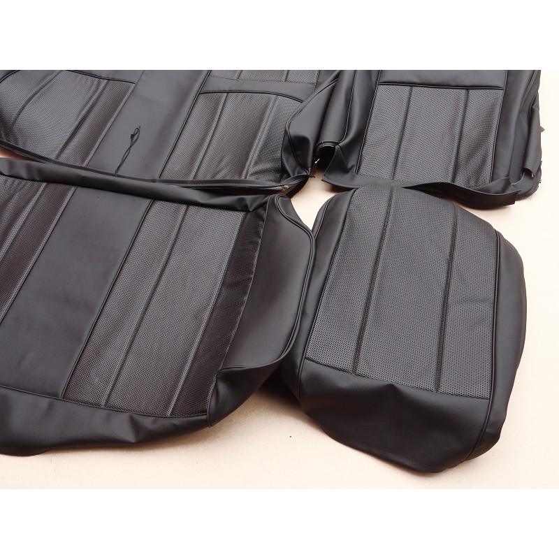 Capa Forração Banco Corcel I até 73 à 77 Preto Modelo Original Jogo 