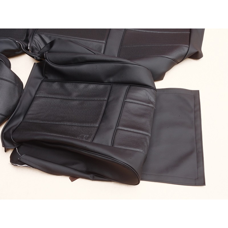 Capa Forração Banco Corcel I até 73 à 77 Preto Modelo Original Jogo 