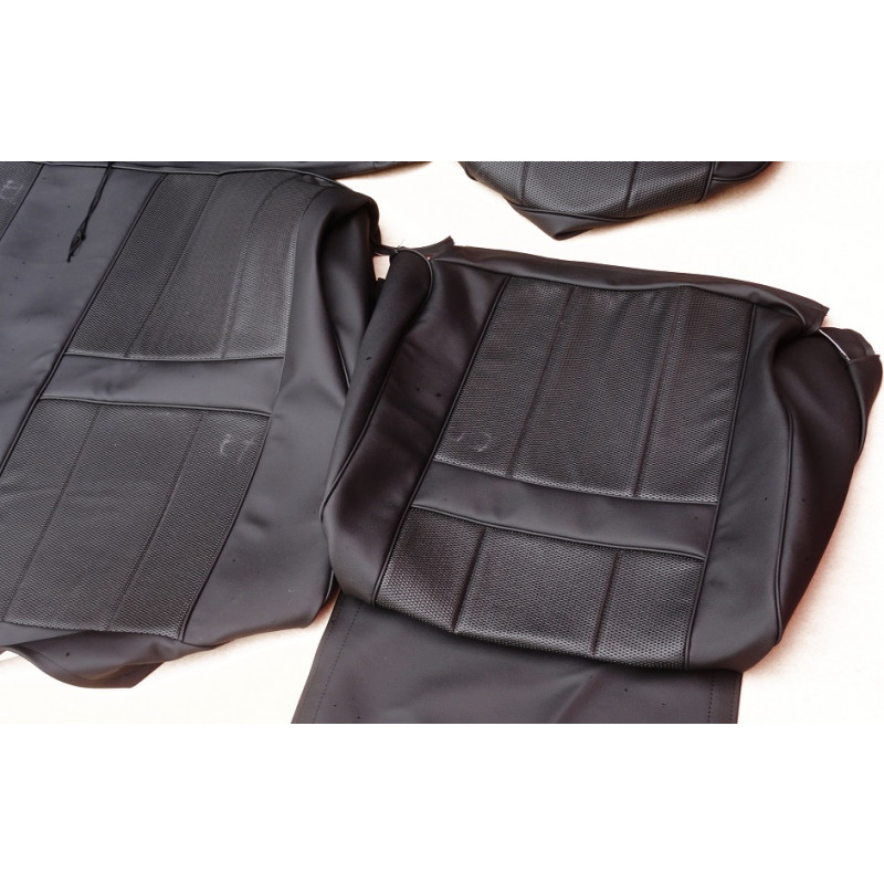 Capa Forração Banco Corcel I até 73 à 77 Preto Modelo Original Jogo 