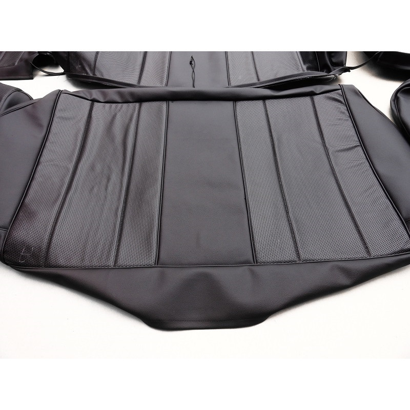 Capa Forração Banco Corcel I até 73 à 77 Preto Modelo Original Jogo 