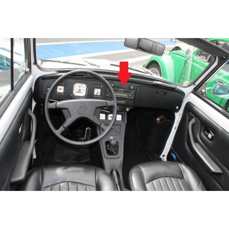 Capa do Painel Fusca 1982 à 1994 Preta Nova