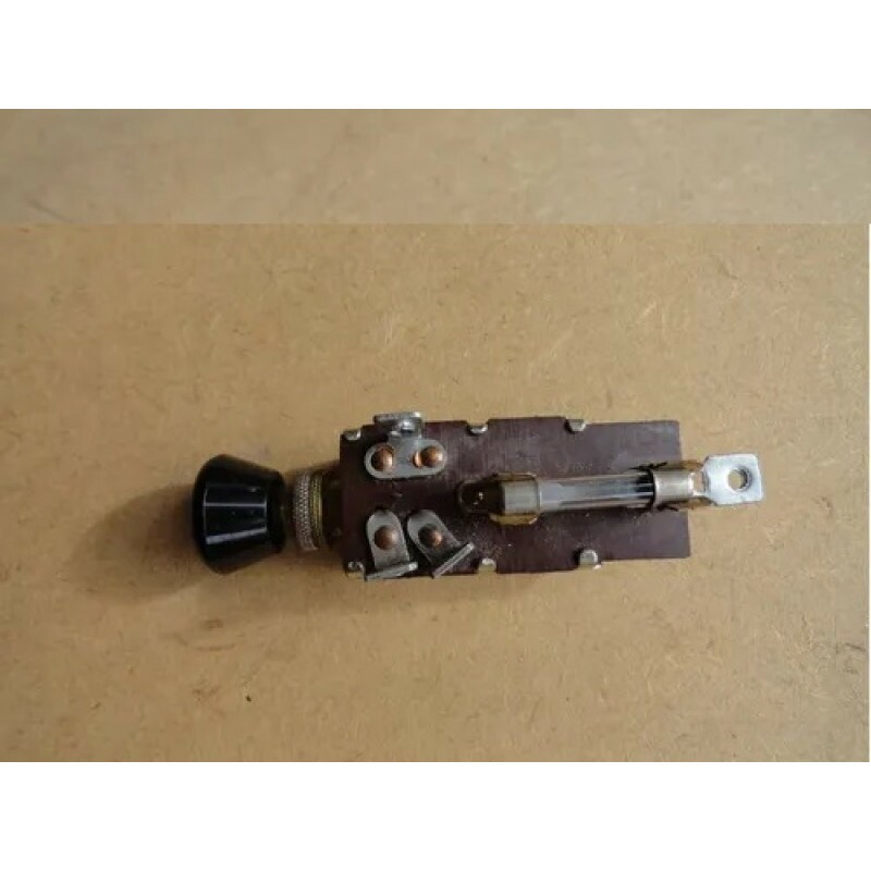 Chave De Luz 2 Posições Com Botão Preto Hot Rod Carro Antigo