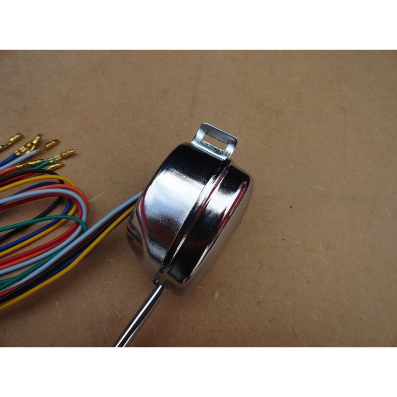 Chave Seta Coluna Direção Cromada Importada Nova Universal 12V