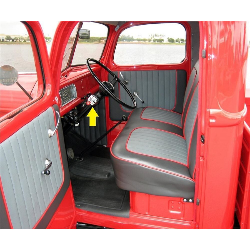 Chave Seta Coluna Direção Cromada Importada Nova Universal 12V