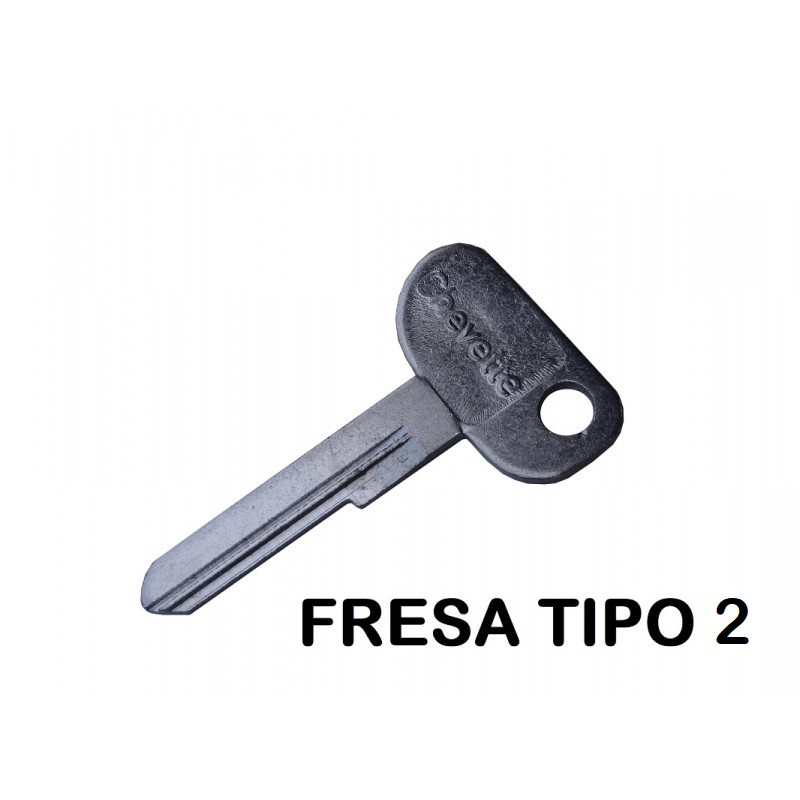 Chave Virgem Chevette Marajó Modelo Original Nova Fresa Tipo 2