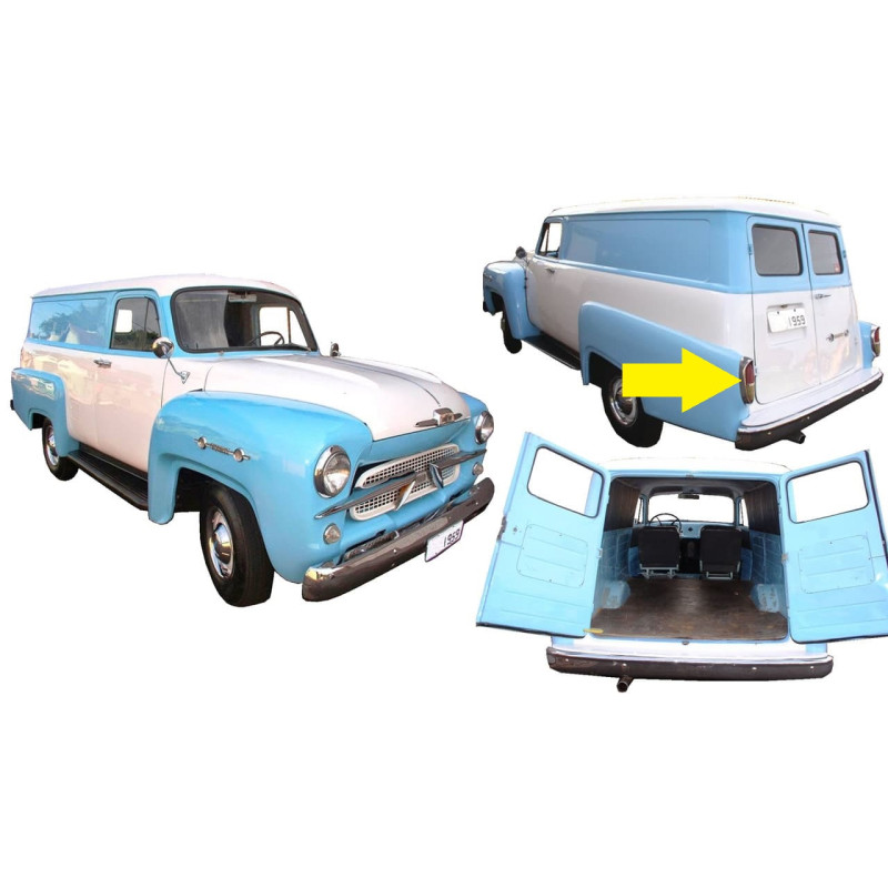 Lente Lanterna Traseira Chevrolet Brasil Amazonas Corisco Alvorada - Jogo