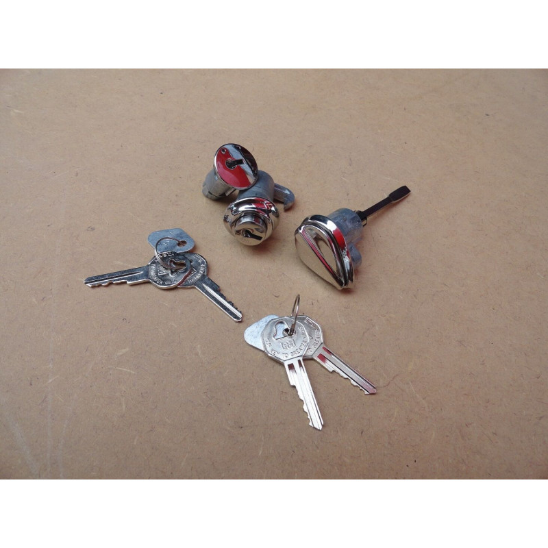 Cilindro Porta Ignição Porta Luvas 1947 a 1951 Importado - Jogo