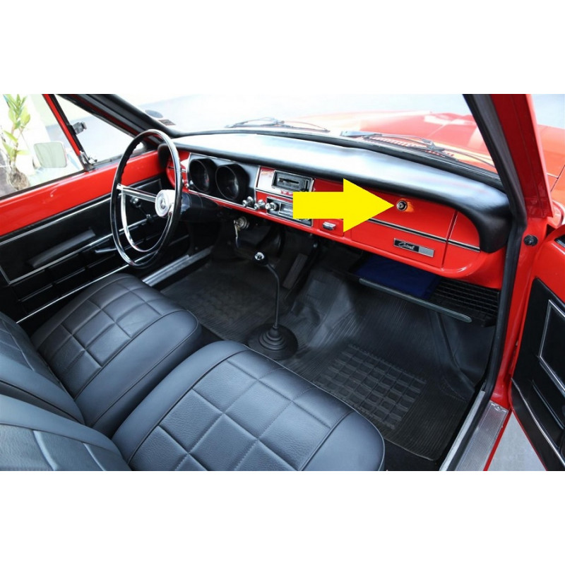 Cilindro Porta Luvas Corcel I Belina I até 1977 Original Ford Novo