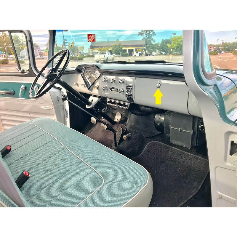 Cilindro Porta Luvas Chevrolet Marta Rocha 1955 a 1959 Importado Novo