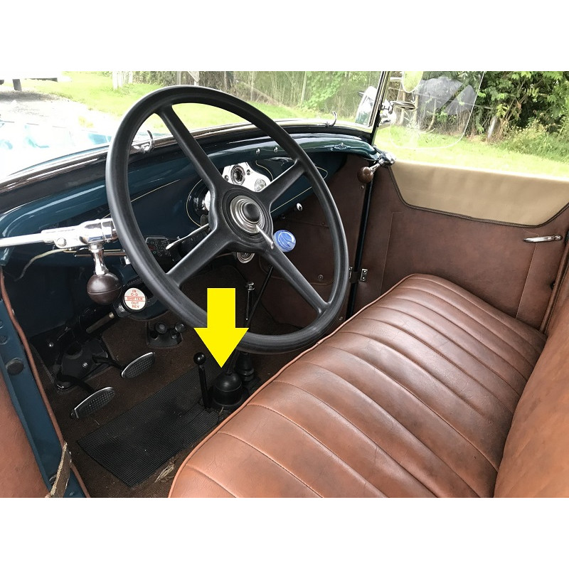 Coifa Câmbio com Acabamento Galvanizado Ford A 1928 a 1931 Fordinho Novo